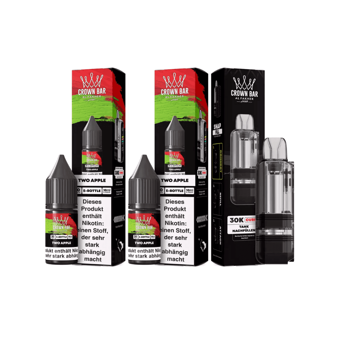 Al Fakher Cubic 30K Pod – Two Apple - EdenVape24